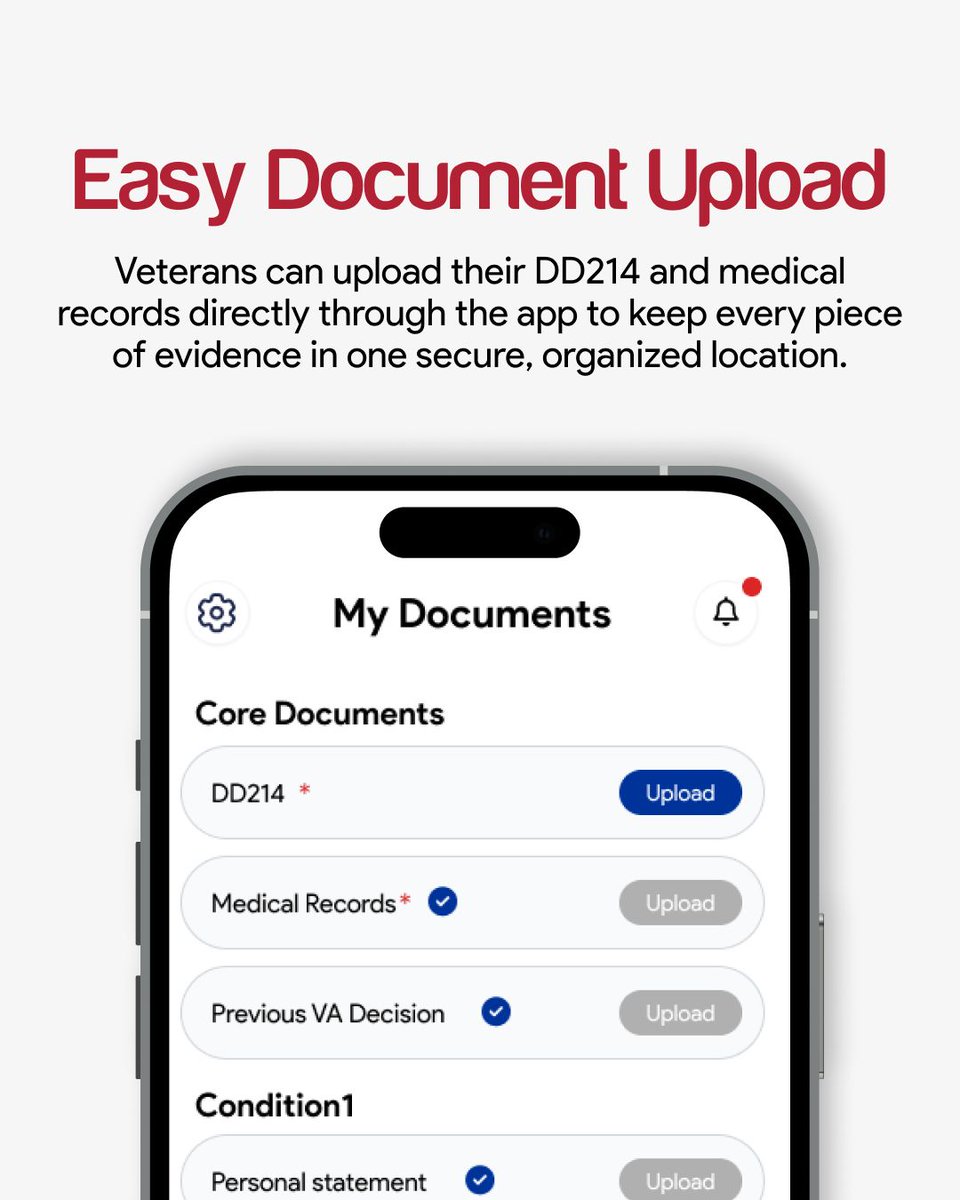 mantaq_co's tweet photo. The VA system shouldn't be a second battle for veterans.

We partnered with Reuben Geimah to engineer an AI-guided app that cuts claim prep from months to days.

From wireframes to the App Store, we built the entire journey. 

Engineered by Mantaq. 1/3 https://t.co/45ZPd776Iu