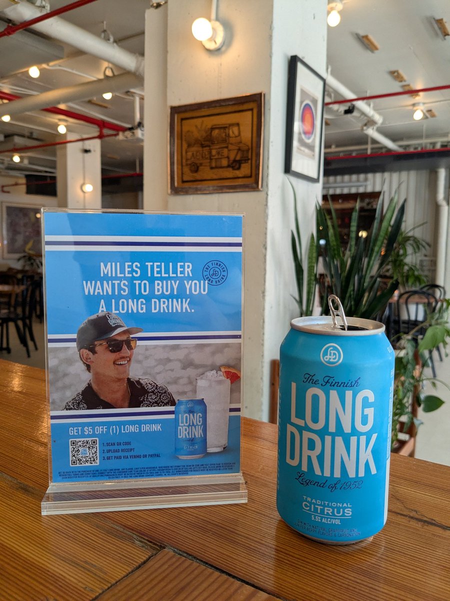 benngoodman's tweet image. .@thelongdrink ice cold at @LavenderLakeBar. Kippis! #Finnish #Drink #Refreshing #Spring #Williamsburg