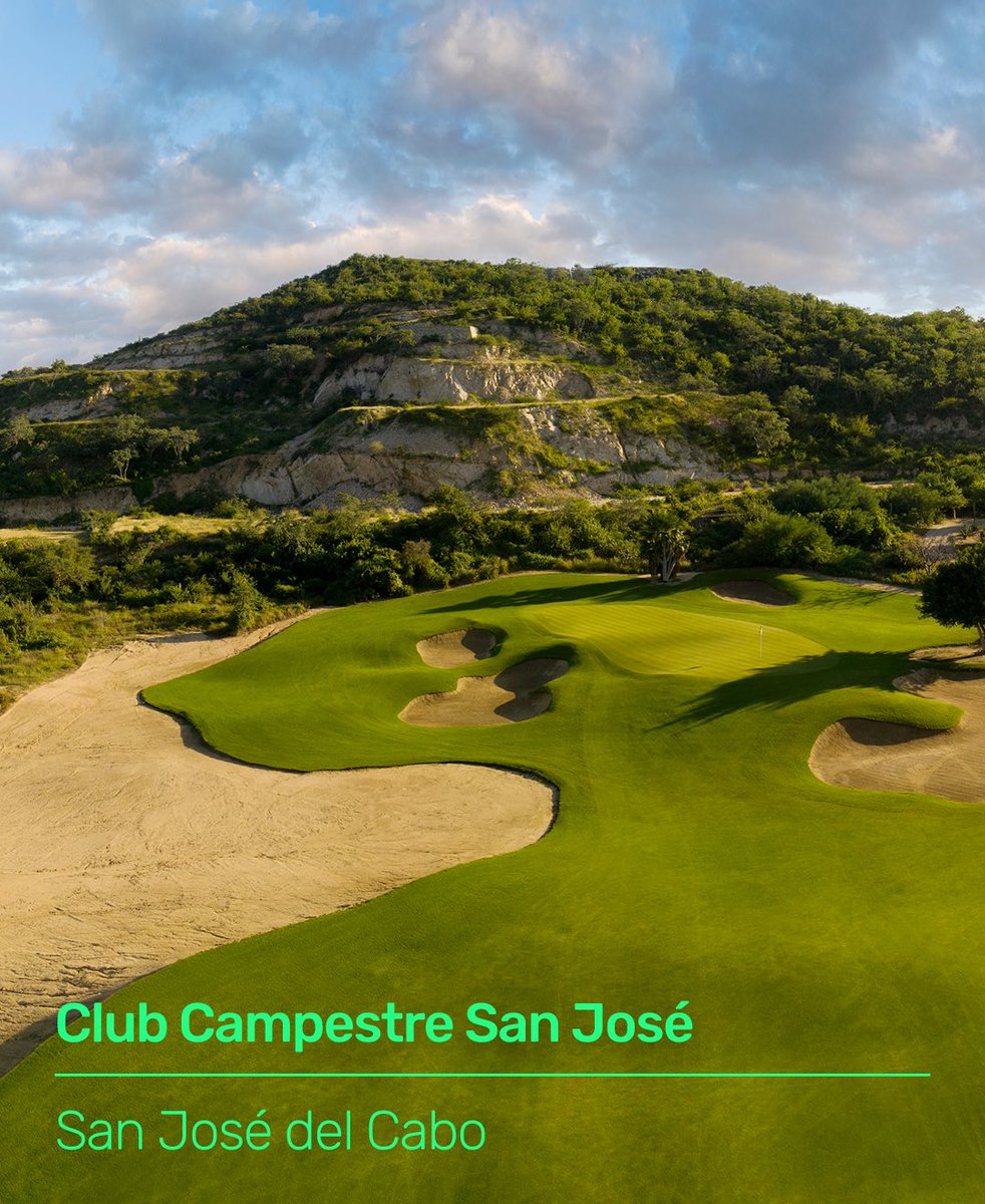 gogolfmx's tweet photo. 💥 ¡Hola Los Cabos! Club Campestre San José llega a gogolf.

Diseñado por Jack Nicklaus, este campo de 18 hoyos combina fairways de paspalum con paisaje desértico y vistas al Mar de Cortés. Destaca el hoyo 7, un par 5 de riesgo-recompensa que exige precisión, y una segunda vuelta con viento, desniveles y greens desafiantes.

Un recorrido espectacular y retador, entre los mejores de México.

Entra, reserva y juega.
Sin llamadas, sin membresía, sin complicaciones.

→ https://t.co/jiRF470abF

#gogolf #GolfMexico #GolfMX #LosCabos