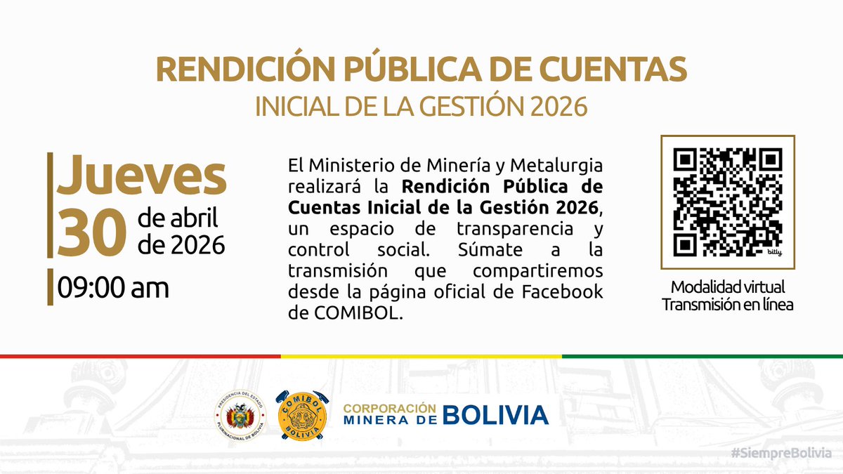 COMIBOL Oficial tweet media