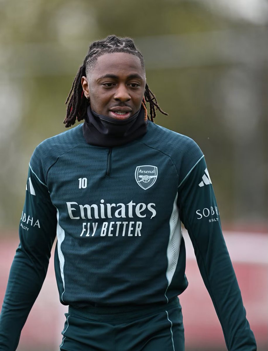 Eberechi Eze in Arsenal training today. 🏴󠁧󠁢󠁥󠁮󠁧󠁿