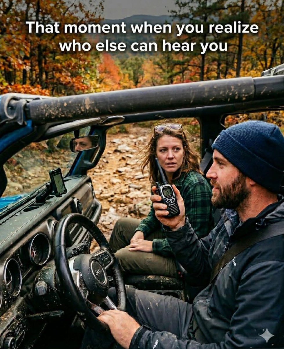 HighCountryJNL's tweet image. We came for the views… stayed because we’re stuck 😅
    #JeepProblems #TrailRide #OffRoading #SendHelp #AdventureCouple