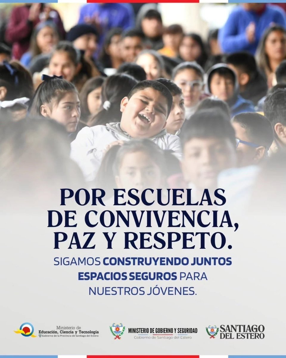 GobiernoSDE's tweet image. La seguridad escolar es nuestra prioridad🏫

Acción inmediata coordinada entre el Ministerio de Educación, Ciencia y Tecnologia y el Ministerio de Gobierno y Seguridad.

#SantiagodelEstero #Educación #Seguridad