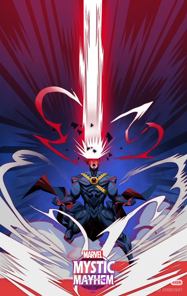 zgmjrmr03's tweet image. [Thread] Mystic Mayhem HD Skills Card illustrations

Art by 丁子仓酷 
from RedNote
xhslink.com/m/773eR2C2KkX

The game is shutting down in a few days, so I’m collecting materials from it. This is reposted with permission.

#MARVELMysticMayhem #Cyclops