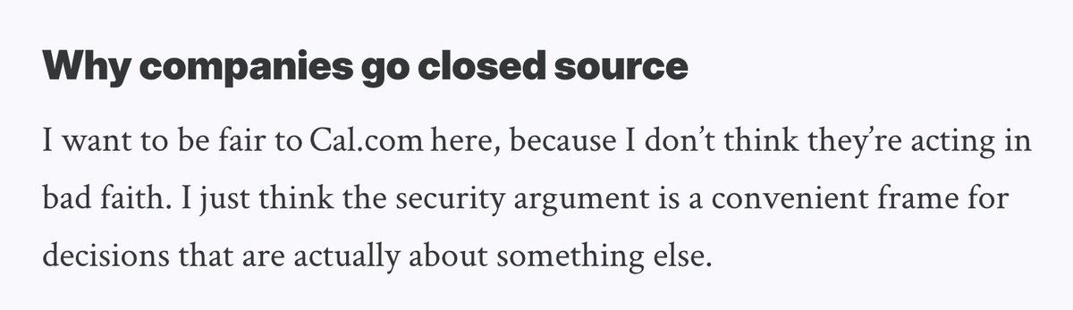 This sums it up. They took the opportunity to go closed.

blog.discourse.org/2026/04/discou…