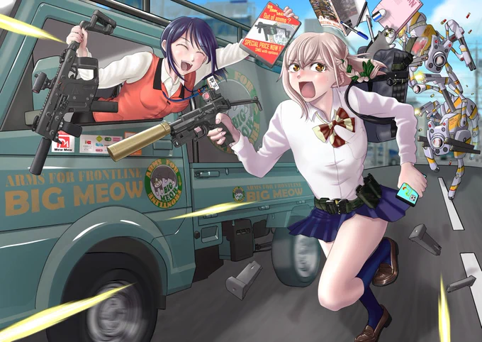 #クルマやバイクを描いてる人は見せびらかしましょう