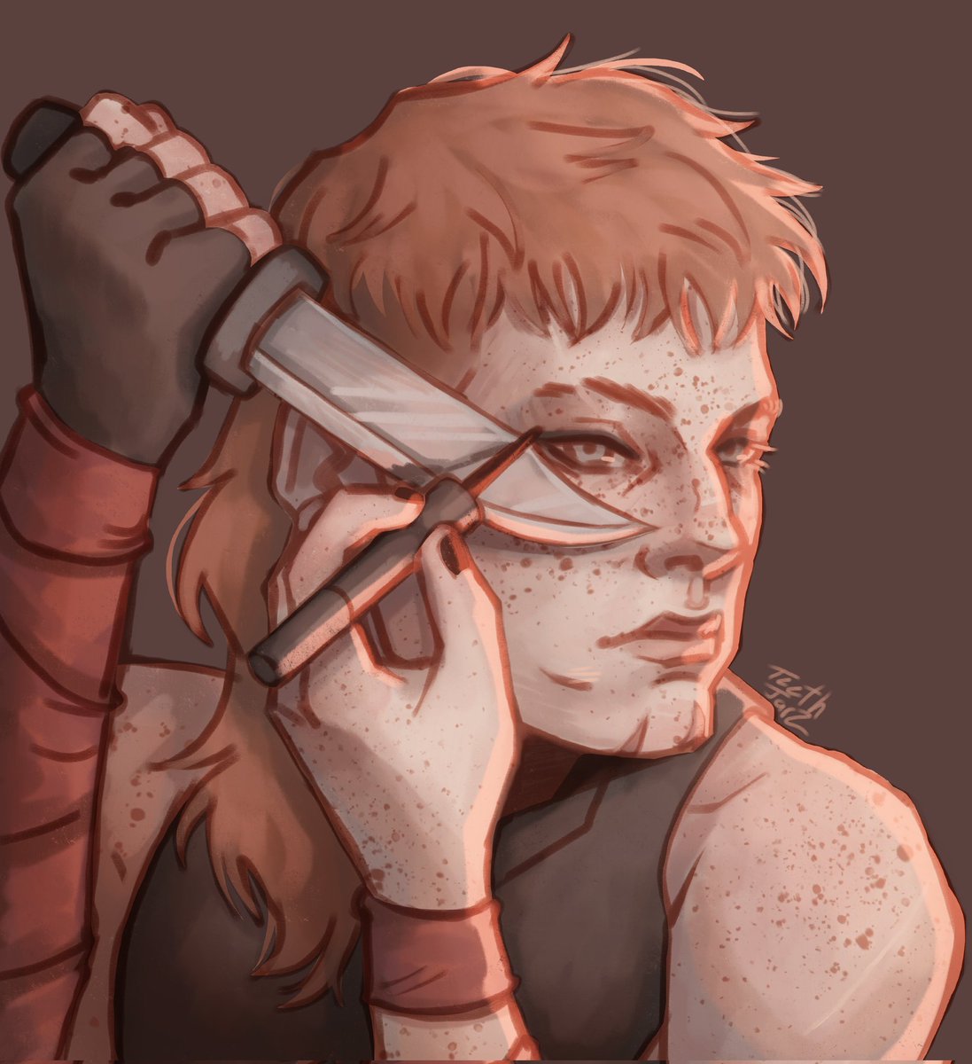teethjarz's tweet image. idk if i like how this came out very much,,, hmm

#tauriecain #tauriecainfanart #dbd #deadbydaylight #dbdfanart #deadbydaylightfanart