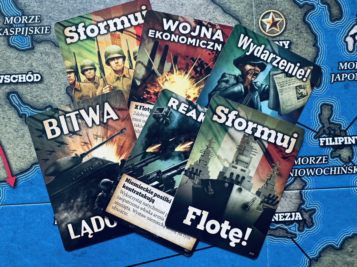 WojennikTV's tweet image. “Quartermaster General: WW2” (2nd Edition) 🪖

A dynamic WWII strategy game by Red Square Games.

We command major powers, manage supply lines, and use unique decks to outplay rival alliances.

Cards, logistics, and global conflict.

#boardgames #wargames