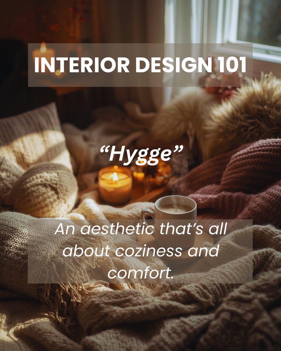 RealtorHaney's tweet image. Many design terms can help improve your home spaces. 

Have you heard about the "hygge" aesthetic? 

#interiorsdesign #interiortrends #interiordesigning #interiordesigntrends #interiorsaddict #interiordesigntips #interiordesigngoals