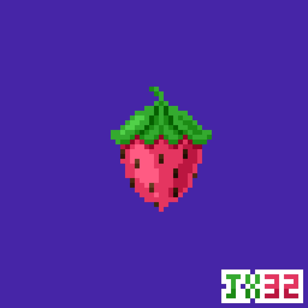 Jean_X32's tweet photo. Haciendo una fresa mejorada. 🍓
#Pixelart https://t.co/xMF0cBnWxt