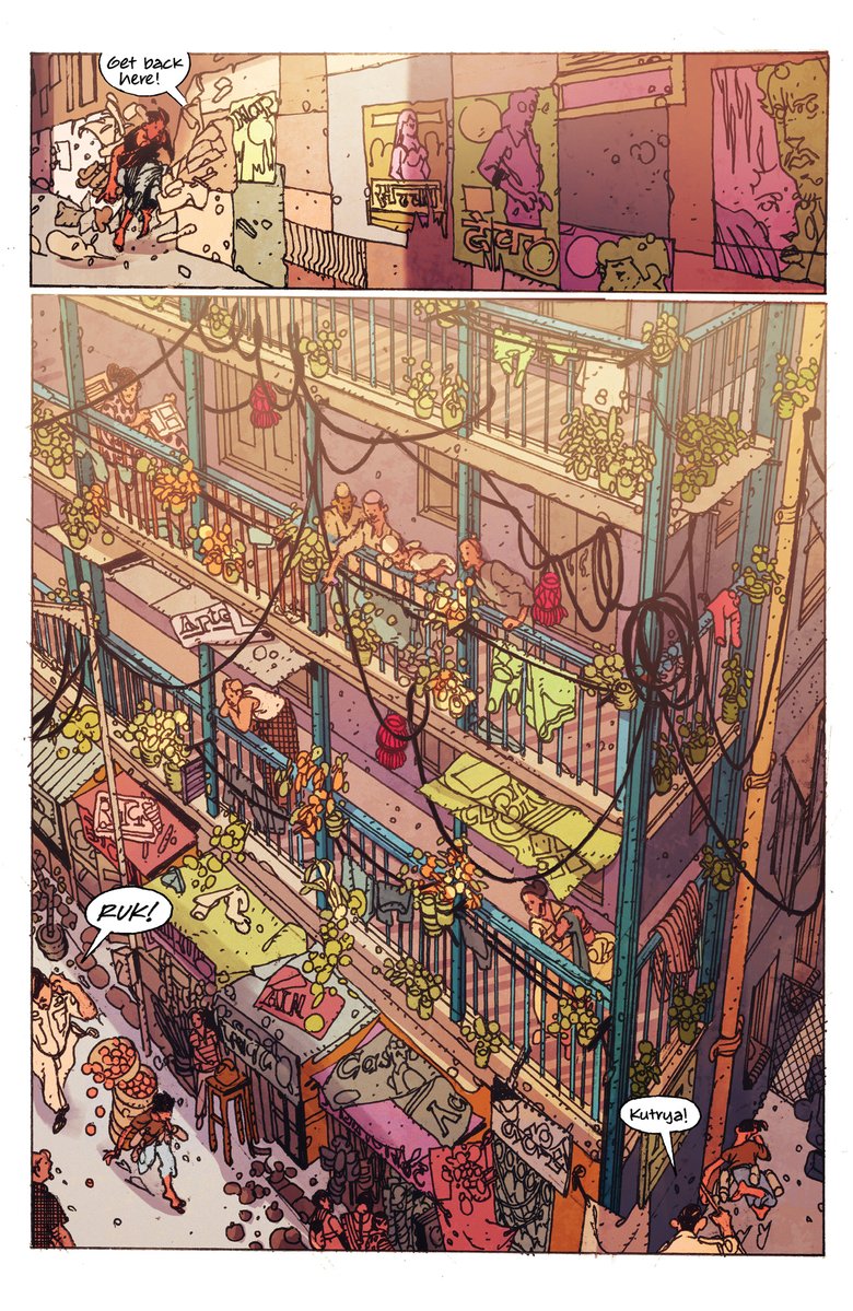 AZXFN's tweet image. #Comic 

- Grafity's Wall 

- قصة بمجلد واحد وتنتهي ولكن قدمت اسلوب فني رهيب 
من زوايا الرسم  للمطاردة وكانك تشوف فيلم 
 واشوف اقوى ايجابية للقصة هو تنوعها في الرسم حتى لو كان غريب بس يعطي تنوع عن بقية الكوميكس 

- القصة باختصار عن اربع شباتر و ب اربع شخصيات عن اصدقاء يعيشون