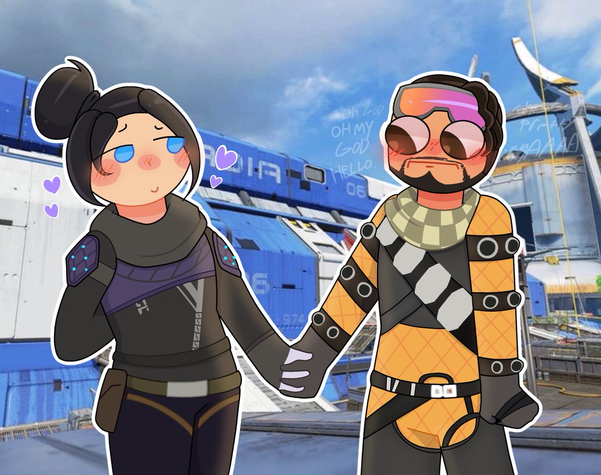 Day 6: Hand Holding 🤝🫰

quick chibi style 4 this prompt but I know Mirage freaks everytime he gets any physical touch from Wraith heheehhehe

#MiraithWeek #ApexLegends <a href="/MiraithWeek/">Miraith Week 💜💛</a>