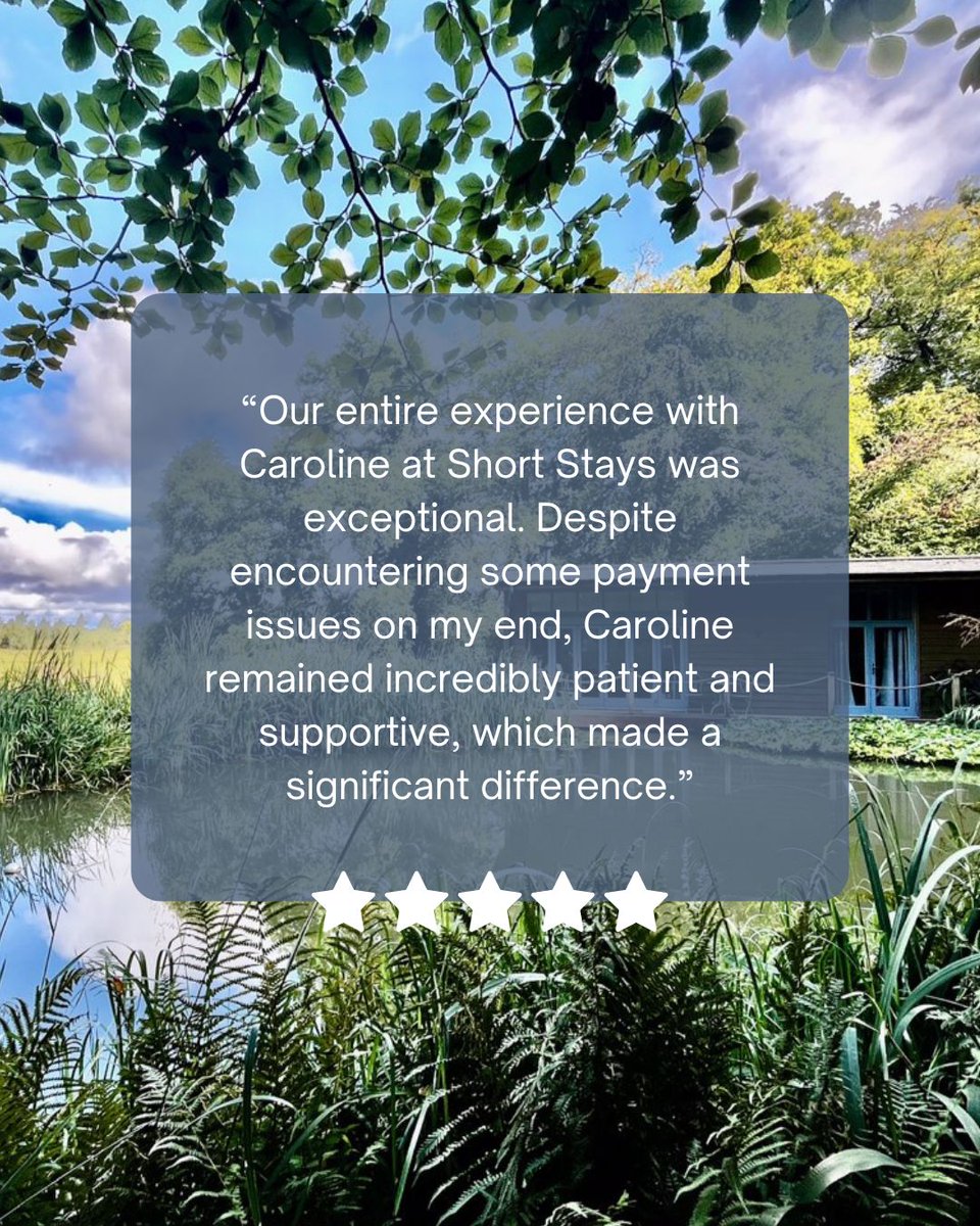 ShortStay_Homes's tweet image. Thank you Ryan for your five-star review of Riverside Lodge. We are delighted it was everything you anticipated and more. We look forward to welcoming you back soon!

shortstayhomes.co.uk/properties/riv…

#NewForest #HotTubHolidays #DogFriendly #FishingUK