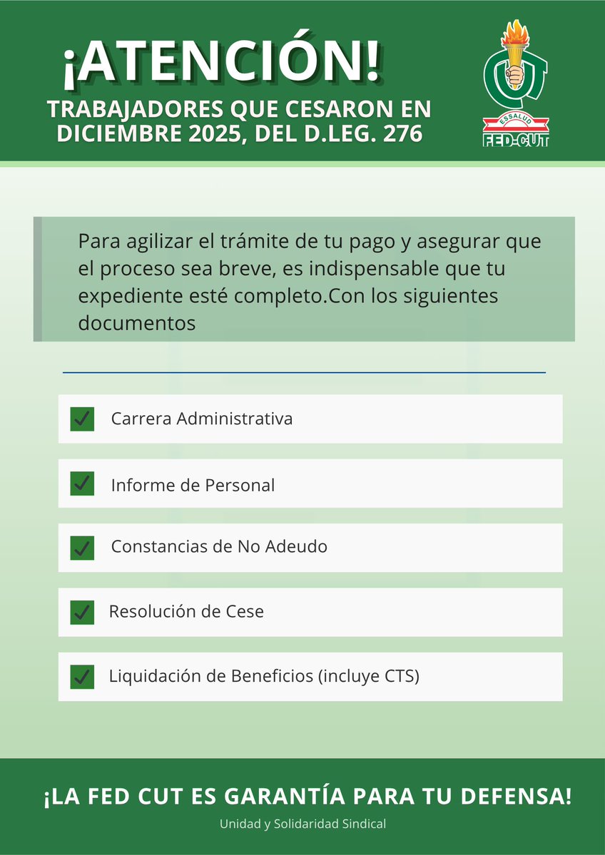 Federación CUT tweet media