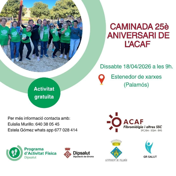 RBaixEmporda's tweet photo. Caminada solidària a Palamós pel 25è aniversari de l’Associació d’Afectades de Fibromiàlgia: https://t.co/jVHZ2JTtYP https://t.co/K2kV9UwYKp