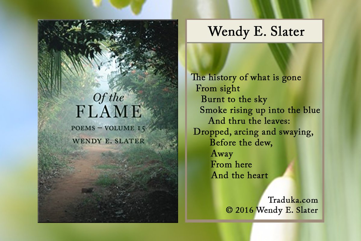 WendyESlater's tweet image. #bookreview⭐⭐⭐⭐⭐
"This is intelligent poetry-of mind, heart, and spirit.  Each person who delves into these poetic lines will draw from them what they need - a healing of psyche, a consciousness of existence."

books2read.com/OftheFlame
#poetry excerpt #readers #poetrybook