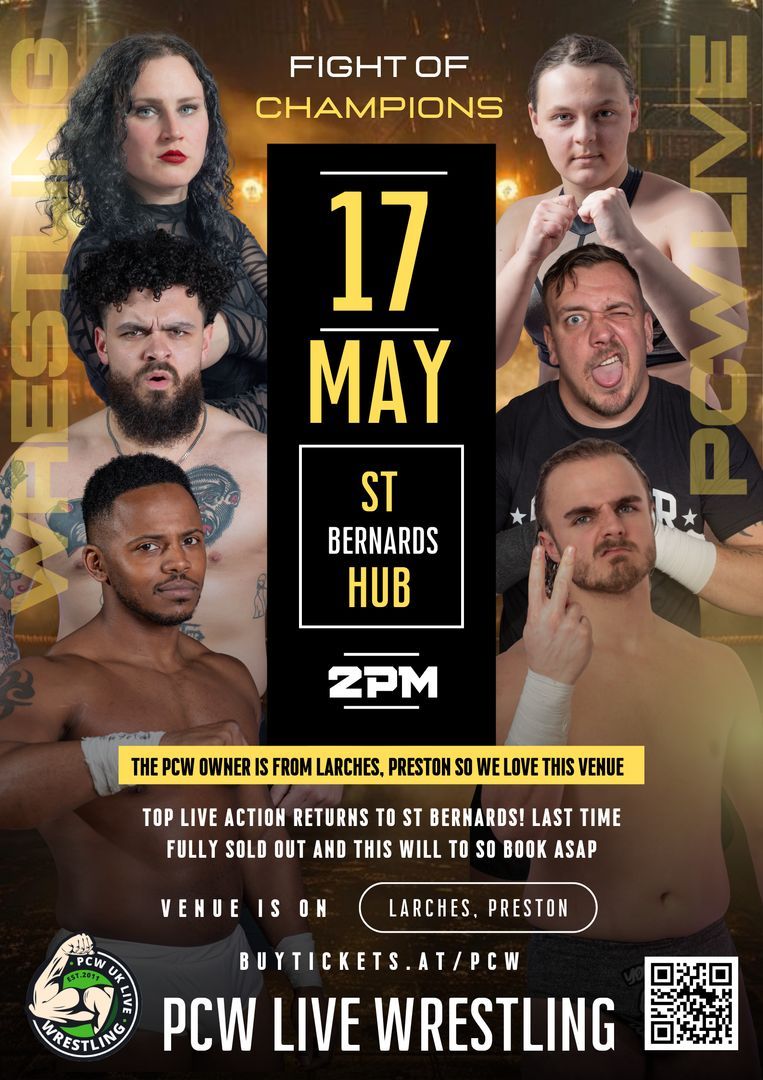 PCW_UK's tweet photo. 17th MAY!! We return to ST BERNARDS HUB by popular demand..... last time TOTALLY SOLD OUT.... this time.... well book ASAP to lock in tickets 🎟 

We offer discounted tickets for this local homecoming event for our owner. 

Book now - https://t.co/gY7ygCY8Ah https://t.co/nUTJebUot8
