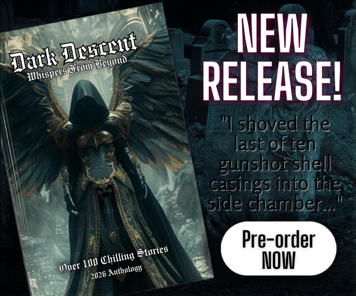 kerryholme30196's tweet image. 🩸 If “just one more story” has ever turned into a sleepless night, this is for you.
Dark Descent: Whispers From Beyond — 100+ micro‑horror stories under 500 words.
Pre‑order today and get it the moment it drops, 30th June.

#HorrorCommunity #HorrorTok #BookTwitter #DarkFiction