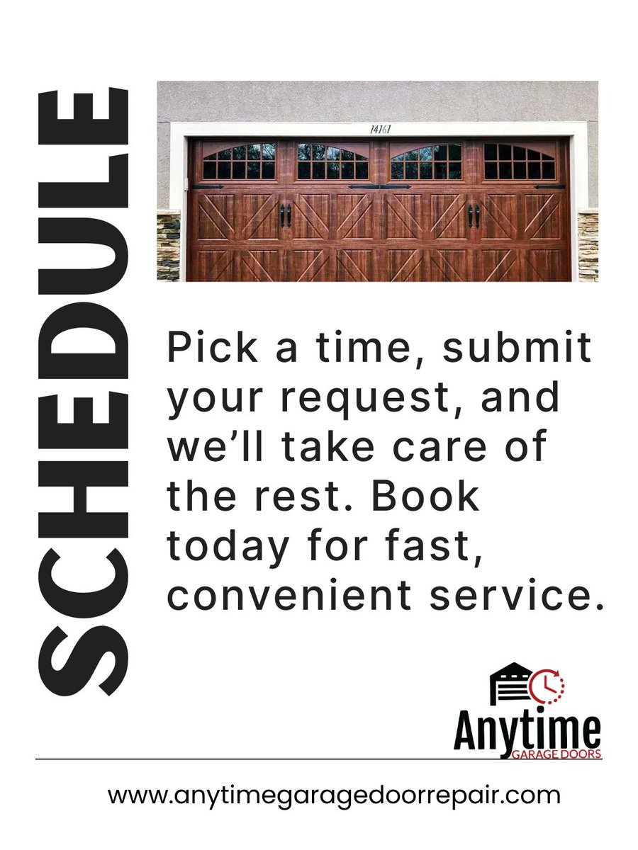 Anytime Garage Doors tweet media