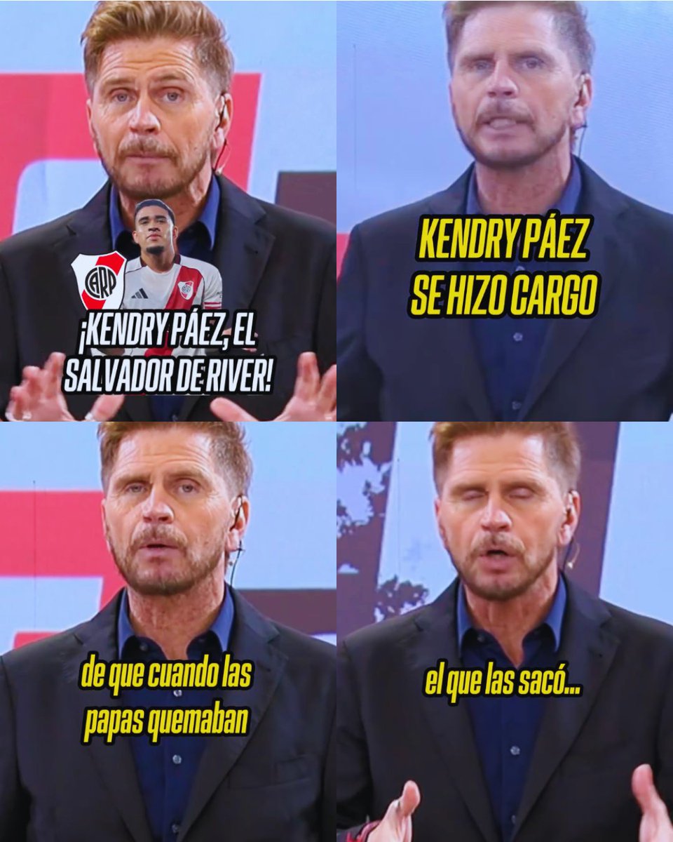 ¡ELOGIOS PARA KENDRY PÁEZ! ¿Están de acuerdo? El pollo Vignolo dijo esto en ESPN después de la victoria de River Plate vs Carabobo por la Copa Sudamericana ❤️🇪🇨