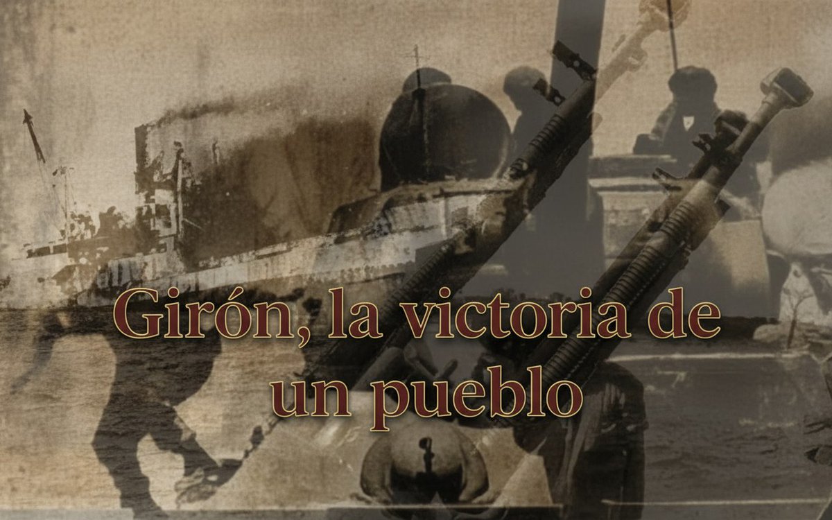 GuevaraCom5445's tweet photo. 🇨🇺Girón, la victoria del pueblo. Girón no fue solo una batalla. Fue la confirmación del carácter invencible de un pueblo que defiende su derecho a ser libre.
¡Girón fue, es y será Victoria!
#ceche #PlayaGirón #CubaInvicta 🇨🇺 https://t.co/WGYC5GpQCK