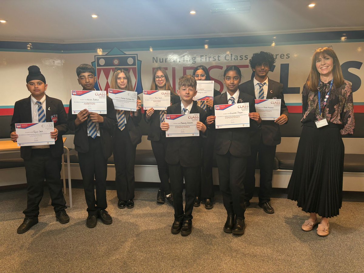 DaubeneyAcademy's tweet photo. Huge well done to all of our CLASS award winners in the first week of this term. A great way to celebrate the first week back. Well done all! 👏 https://t.co/h6NNllxVJA