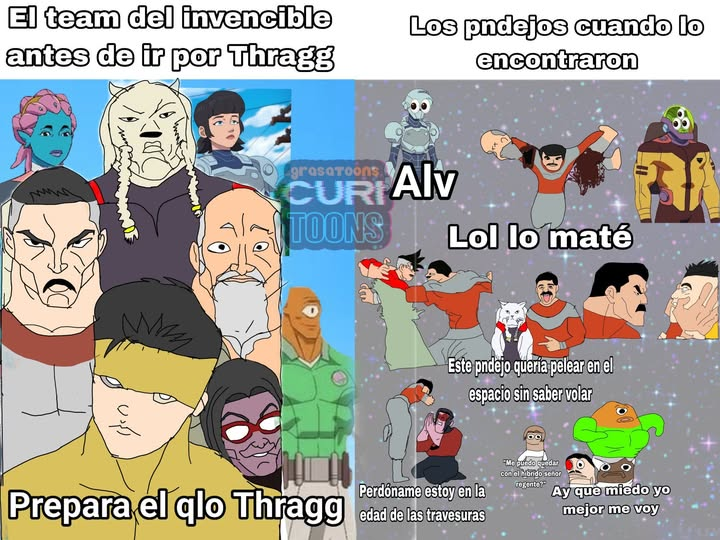 ErickQu24589317's tweet image. #invincible #meme #curi 
Los memes de Invincible son lo MÁXIMO