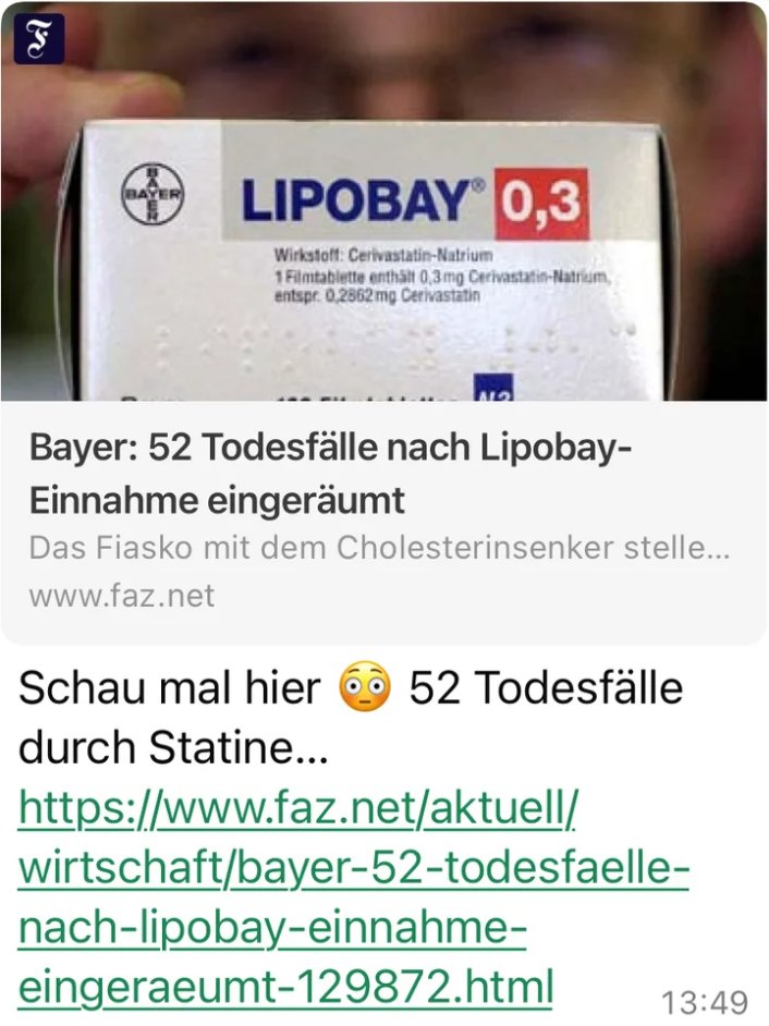 SpartacusRebell's tweet photo. @BBarucker @BillyJ147 #Statinskandal 2001 - Lipobay
BM #UllaSchmidt🔴 @BMG_Bund https://t.co/amac9Tk8bW