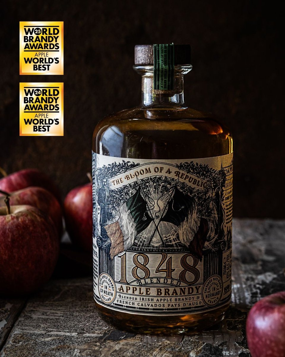 Boanndistillery's tweet image. A delicious #cocktail with #1848AppleBrandy, twice named #WorldsBestAppleBrandy Add 55ml 1848 Apple Brandy, 20ml honey syrup &amp;amp; 20ml lemon juice to a glass of ice &amp;amp; stir well. Top with ginger beer &amp;amp; enjoy! Shop 1848 Apple Brandy at boanndistillery.ie or at #BoannDistillery