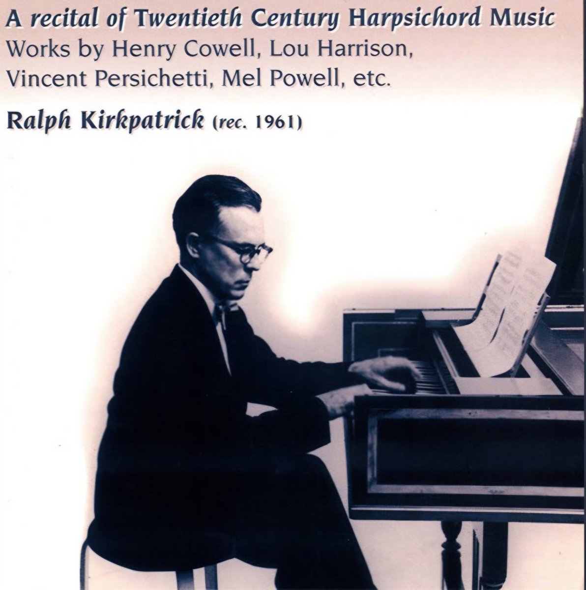 MahanEsfahani's tweet photo. Having had my life changed as a university student by a live recording from 1961 of Ralph Kirkpatrick playing an entire evening of modern music, well, now I guess I'm doing it. https://t.co/U76bvn25Tc