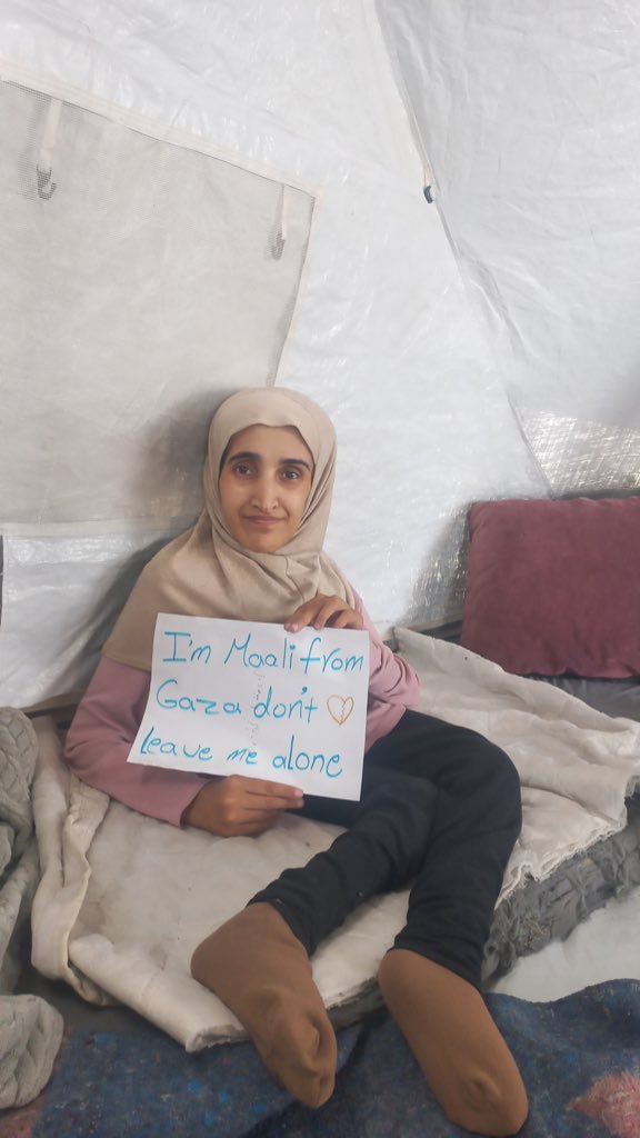 malakjamil20's tweet photo. Please, do not ignore Maali and my family. We are in desperate need of your help. I am collecting money to buy diapers and food for my family so that it lasts. Maali needs $50 daily for diapers, in addition to food and clothing. She is also suffering from bed sores and requires daily medical supplies.
https://t.co/9fmOt5RXac
May God bless you 🤍
@hsnyldrm1979 @gytib @cehliyle_maruf @tubaerkor @B00K0FTRIBE @burak_turna @ireallyhateyou @flackospalace @iwasnevrhere_ @mikerecine @sistertonin @saylihdr @illjoy_ @figtion @lukeisamazing @Terrilltf @ThatTimWalker @theafroaussie @TheEggpie @fred_rinne @RulaBintRashed @Workshops4Gaza @soulkhan @GoodVibePolitik @AnfieIdFix @fbgcon  @AliSubul15119 @salwanajmart @StanleyCohenLaw @sawaya_nicolas @sydneyimpact @AuthorialGail @MetaReflexive @ruggyscruggy @realJaredGilman @bintalshamsa @c4rkovski