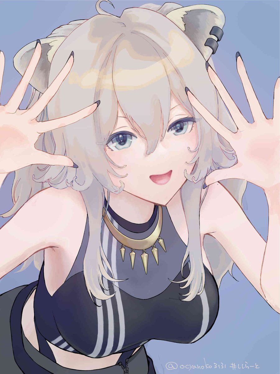 獅白杯オフラインすげかった！楽しかった〜
これはときどさんの『✋またー🤚』のポーズ
#ししらーと