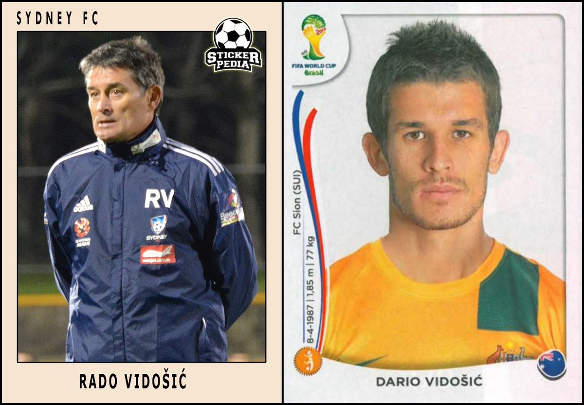 Stickerpedia1's tweet image. #FatherAndSon Vidošić, Rado and Dario