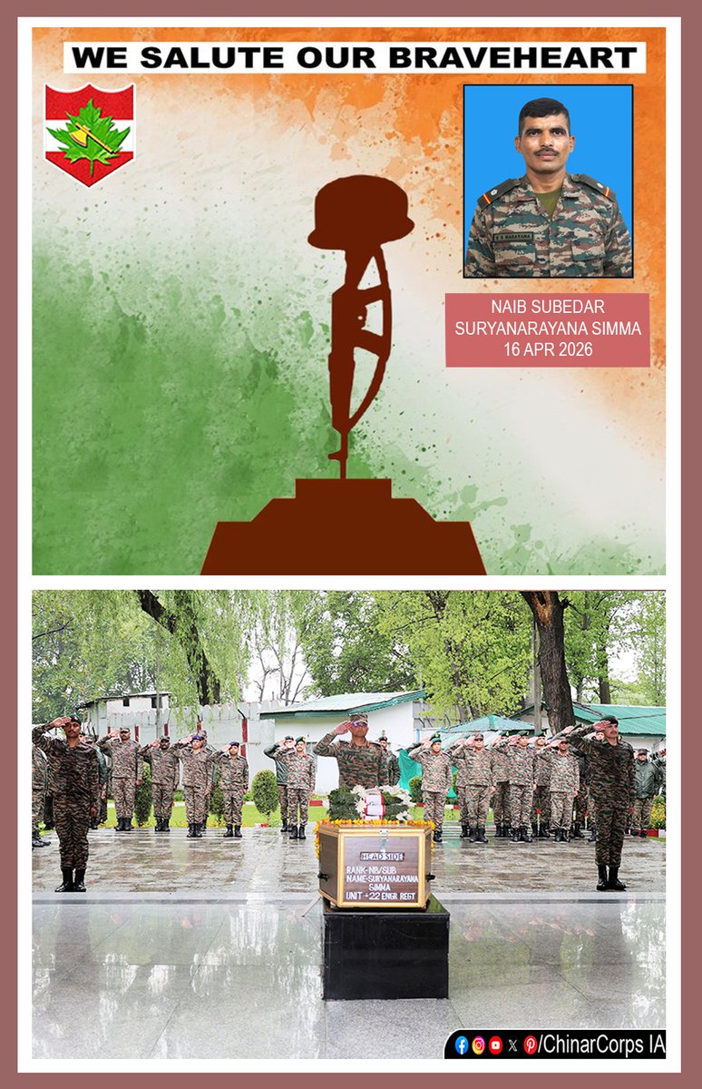 Chinar Corps🍁 - Indian Army tweet media