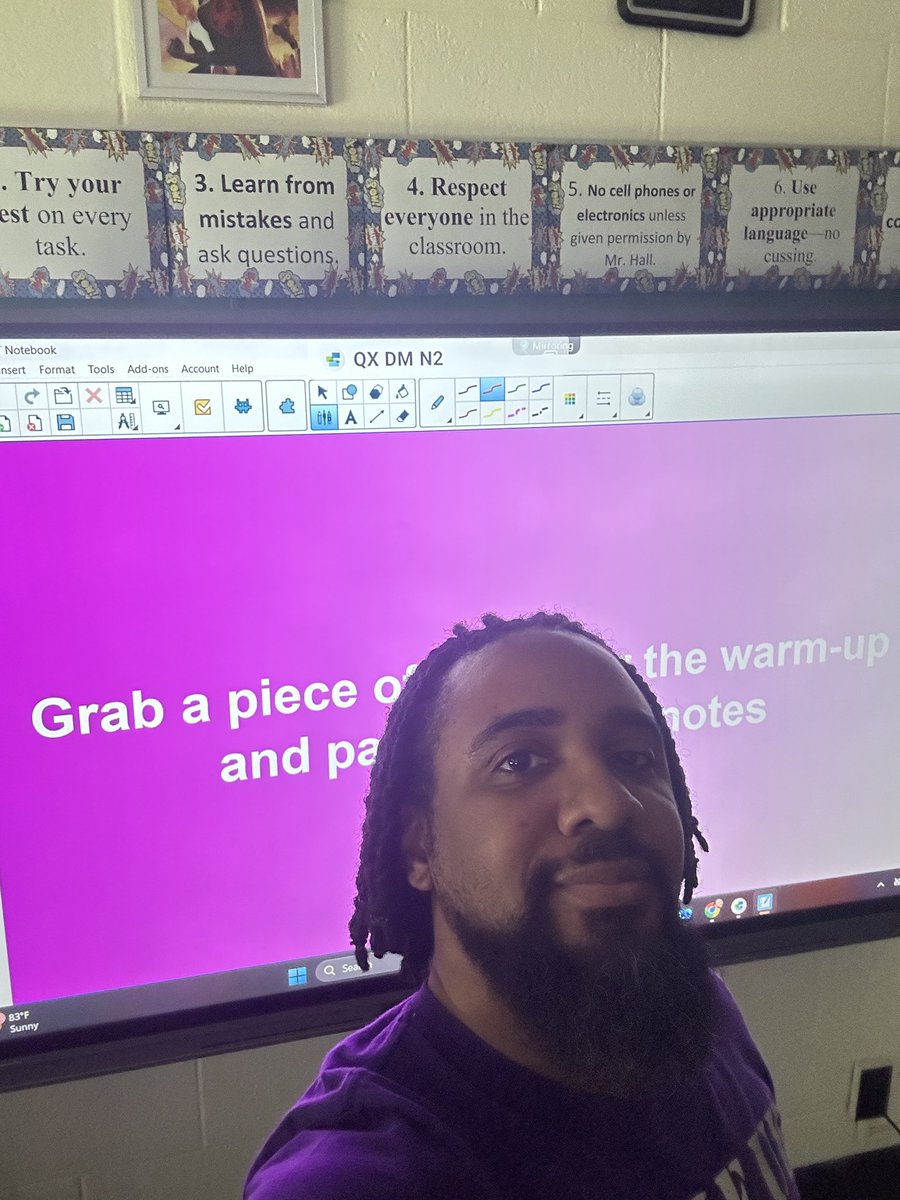 Charleshall83's tweet photo. 💜Today is purple up day in support of our military students and families at 71st and CCS. As a former military brat, I know this journey is not for the faint of heart. Stay strong!!!💜 https://t.co/rMNTpUX0bN