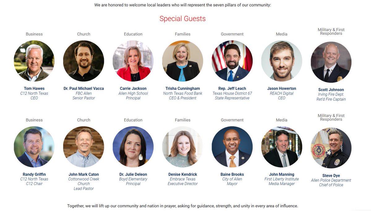 FireBossRealty's tweet photo. Join me for the National Day of Prayer. I’ll be representing the Military and First Responder community. Lunch is provided for everyone who RSVP’s.
👉 Please RSVP here so we can plan for food:
https://t.co/nTcCpZ1jeP
🗓 May 7th
 ⏰11:00 AM to 1:00 PM
 📍Celebration Park, Allen https://t.co/RlvqqkjS5N