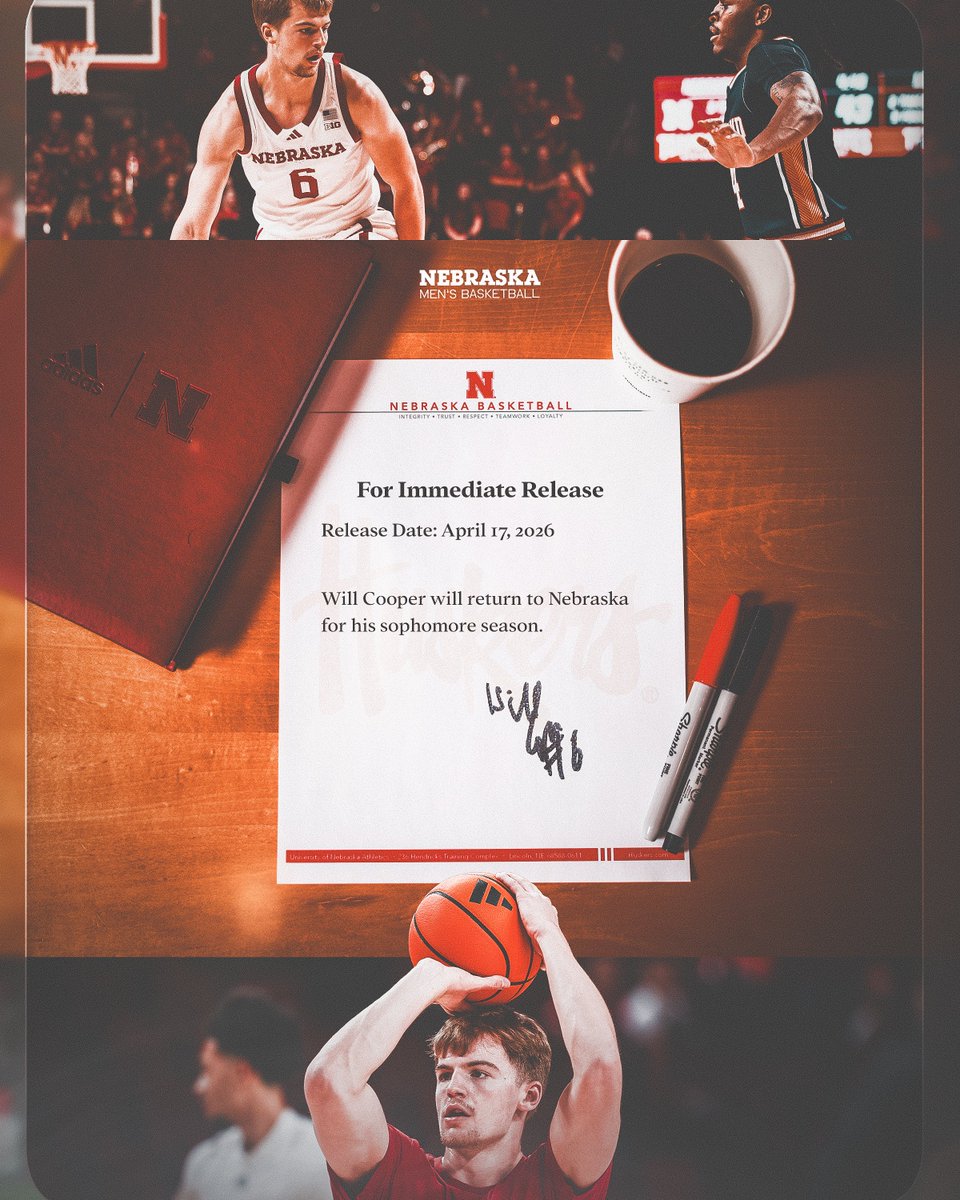 Nebraska Men's Basketball tweet media