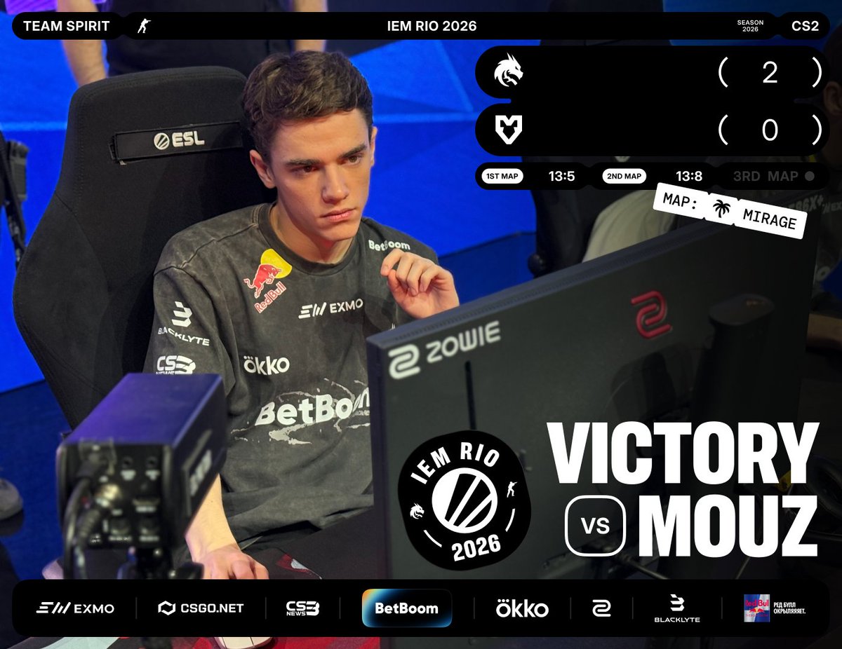 Team Spirit CS2 tweet media