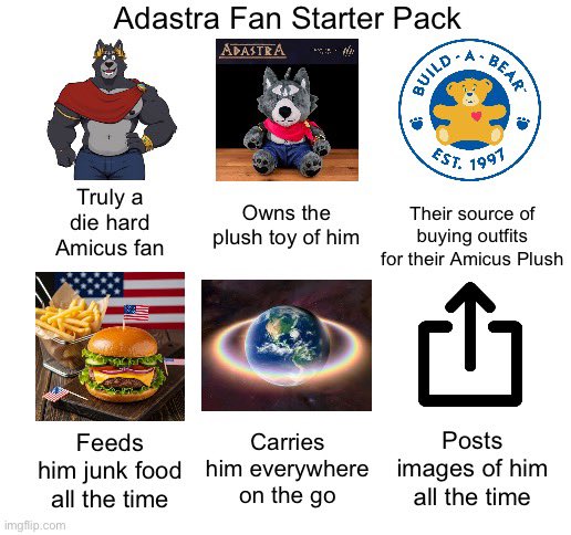 A starter pack talking about myself!
#AdastraVN #Amicus