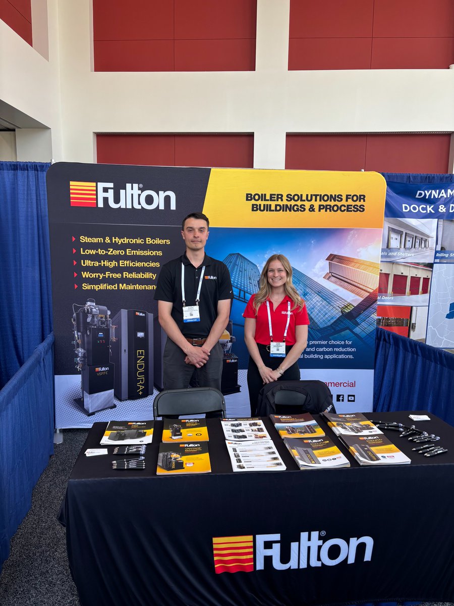 FultonBoiler's tweet photo. Fulton Equipment New England attended the New England Buildings & Facilities Management Show this week.

We enjoyed connecting with facilities managers and end users, sharing what we’ve been working on, and discussing the solutions we can provide to support their operations.

Thank you to everyone who stopped by to talk with us!

Check us out at: https://t.co/ULoze50GL1