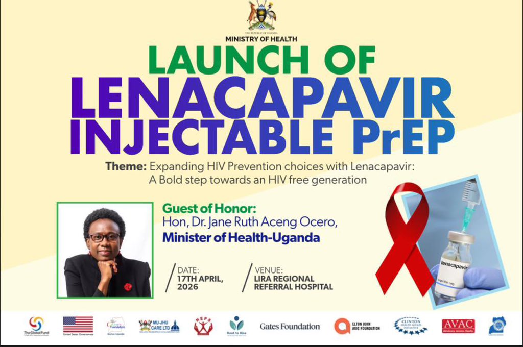 Afrovive_Health's tweet photo. The @MinofHealthUG has today officially launched Lenacapavir today at Lira Regional Referral Hospital.The rollout of #Len will be phased, prioritizing people at risk in high-burden districts. A total of 300 HFs are expected to provide the injectable drug by Dec 2026 https://t.co/4hwuAYgnWt