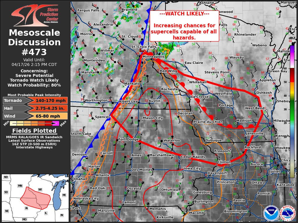 NWS Storm Prediction Center tweet media
