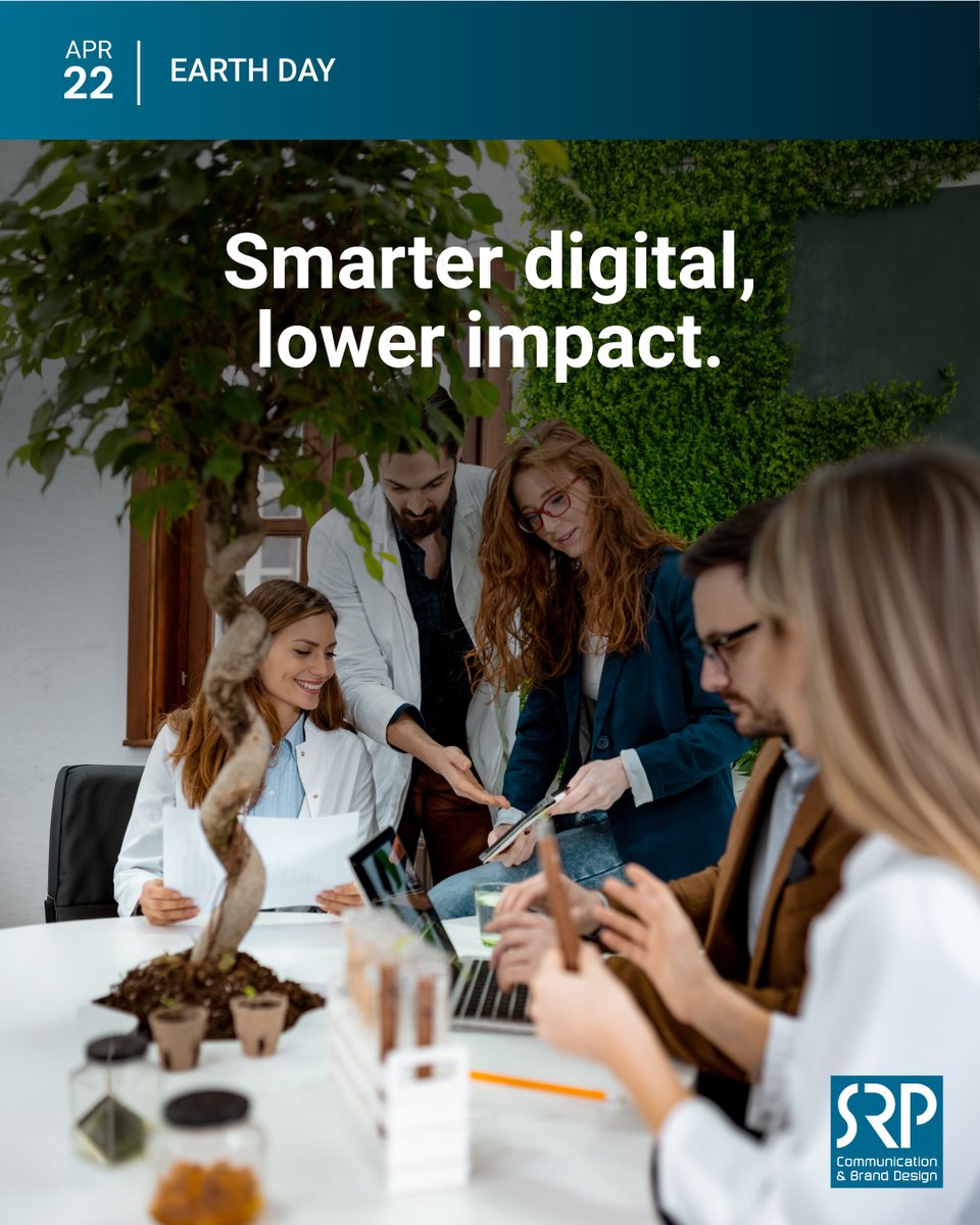 srpdesign's tweet photo. At SRP, we believe in sustainable growth and supporting initiatives that protect our environment. Today, we’re reflecting on how digital efficiency can reduce our physical footprint while keeping the world green.
#SRPDesign #EarthDay2026 #Sustainability #GreenMarketing https://t.co/hh2aHlqfxG