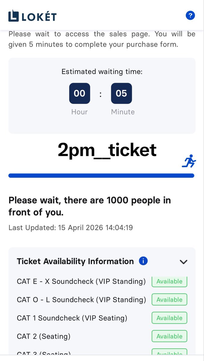 2pm__ticket's tweet photo. ✨ 2pm.ticket PROOF ✨

EXhOrizon Jakarta :
✅ secured total 10 ticket

berikut proof kita untuk rata-rata queue time nya🙌

t jastip jaswar exo exhorizon in jakarta jkt kpop nct https://t.co/IubgcUf0wZ