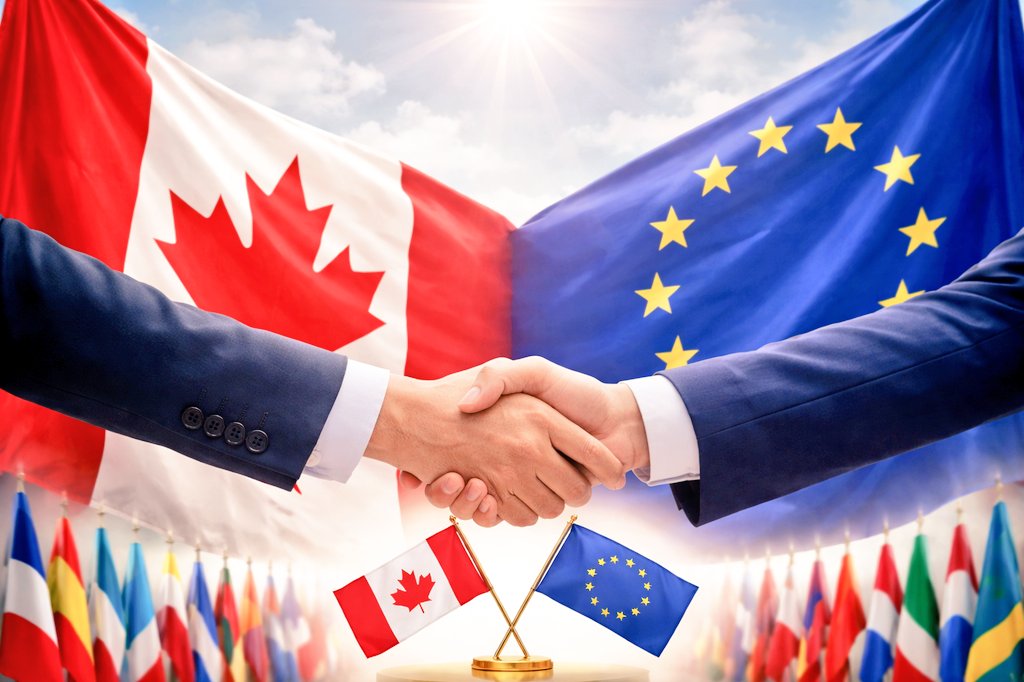 ArmEuroParty's tweet image. Geography isn’t destiny—values are. #Canada aligning with the #EU would mean deeper cooperation, economic strength, and a louder voice on the world stage. The European Party of Armenia proudly endorses Canadian membership in the EU! 🇨🇦🇪🇺 #StrongerTogether