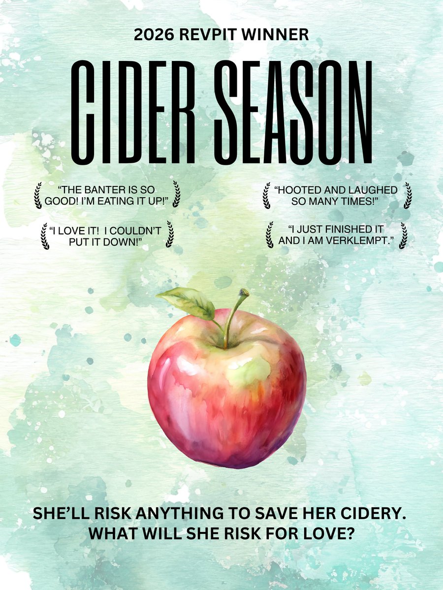 Andrea_H_Writes's tweet image. CIDER SEASON | An upmarket contemporary romcom set in a struggling cider company featuring a hot-headed forklift-driving FMC and a people-pleasing MMC who irons his khakis, erm, sorry, his *trousers*.

Currently revising for #revpit. Sub-ready in 8wks.

#posterpit #a #r #c #q
