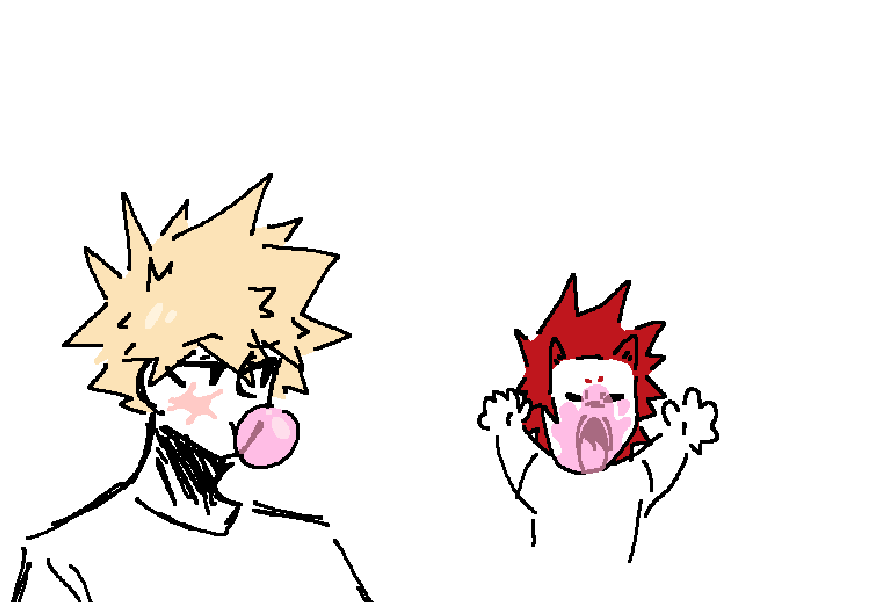 Daily KiriBaku doodles!! 🍓 tweet media