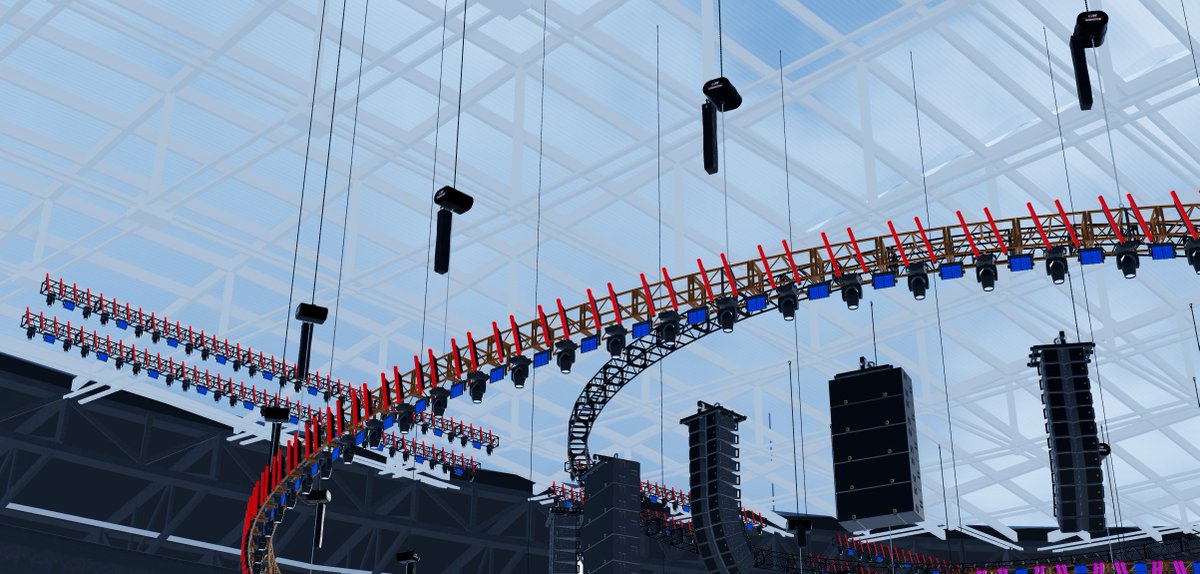 DeltaStages's tweet image. Hey guys, some of you might remember me from last year's concept.

Unfortunately over the past few months I haven't found the time to finish my concept. So here's the unfinished concept.

What do you think of this contrary to the official design? 

#WrestleMania #Stage