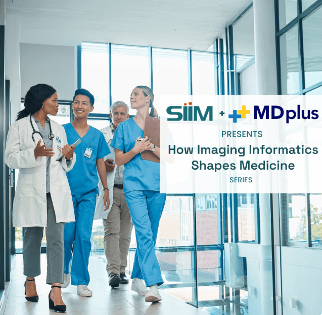 SIIM_Tweets's tweet photo. 🏥💻 Ever wonder what actually happens between "ordering an image" and "making a diagnosis"? Clinical decisions are powered by more than just a glance at a screen—they’re shaped by imaging informatics.   

Join us for a new, 4-part series from @MDPlus & SIIM designed specifically for students and trainees: How Imaging Informatics Shapes Medicine. Learn what informatics really is (hint: it’s way more than just "IT")  
and explore career paths in AI, leadership, and innovation with Dr. Dana Alkhulaifat and Dr. Alex Towbin. 
 
Session 1: April 20 | 7:00 PM ET  

Cost: $0 (Free for everyone!) Register here: https://t.co/vaeEPsdkol
