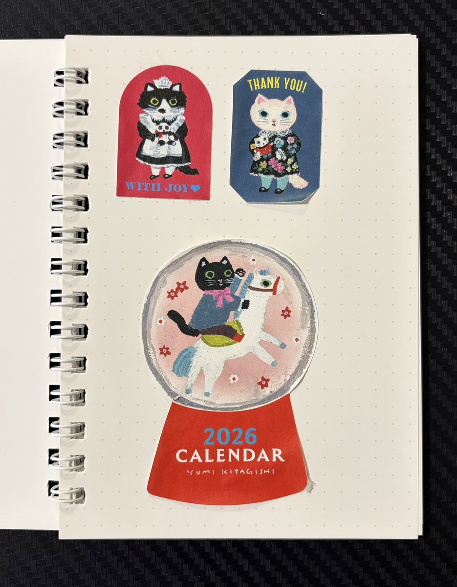 北岸由美さん( <a href="/yumikitagishi/">Yumi Kitagishi</a> )のサイトから購入したんだけど✨

もうね！
箱開けた瞬間から！
可愛い🩷しかないね！！
可愛すぎやしませんか！！

封のシールも可愛すぎて✨
もちろん大事にシール帳に貼り直しましたけど…なにか？？😘